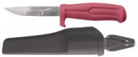 Нож строительный Fit 100 мм пластикова ручка в ножнах /10608