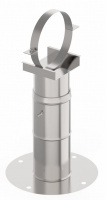 Кронштейн стеновой телескопический 40-75 мм 1,0 мм нерж УМК ф 300