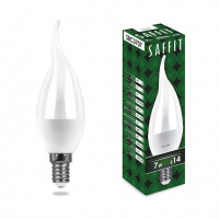 Лампа светодиодная SAFFIT SBC3707 Свеча на ветру E14 7W 4000K белый /3676916