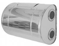 Бак для теплообменника "Тритон" 60 л AISI 439/0.8 мм г. слева, штуцер 3/4" с глазком