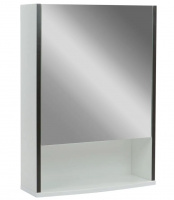 Зеркало Doratiz Астра со шкафчиком 50 см (белый), петли с доводчиком, покрытие пленка /2711.032