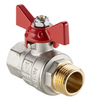 Кран шаровой VALTEC BASE-ГОСТ рукоятка бабочка в-н 3/4" VT.218S.N.05