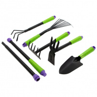 Набор садового инструмента, пластиковые рукоятки, 7 предметов, Connect, Palisad /63020