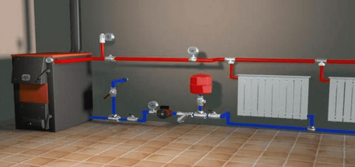 Система отопления частного дома