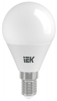 Лампа светодиодная G45 шар 5Вт 230В 3000К E14 IEK теплый /5146003