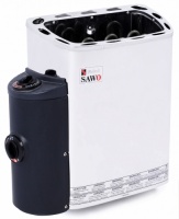 Электрическая печь SAWO MINI MN-36NB-Z (3,6 кВт, Встроенный пульт, внутри оцинковка, снаружи нержавейка)