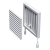 Решетка МВ   100Рс белый (154х154)
