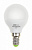 Лампа LED Jazz-Way 5Вт Е14 тёплый матовый шар /8295710/1036896А