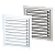 Решетка металлическая МВМ 250 с белый (250х234)